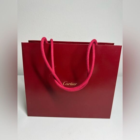Cartier Paper Shopping Bag 10” x  9” x  3,5” - Picture 5 of 8